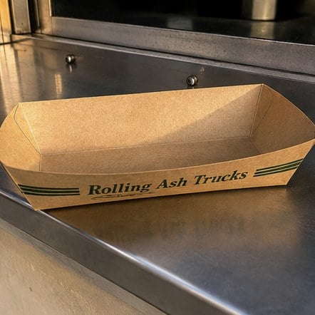 Customized hot dog trays for food trucks
